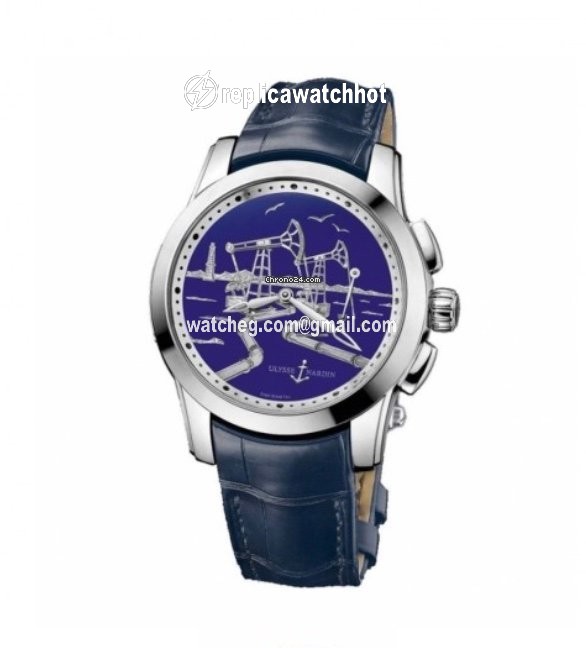 Ulysse Nardin Hourstriker Mens watch Unisex Automatic Platinum 6109-131 |3-OIL-BQ