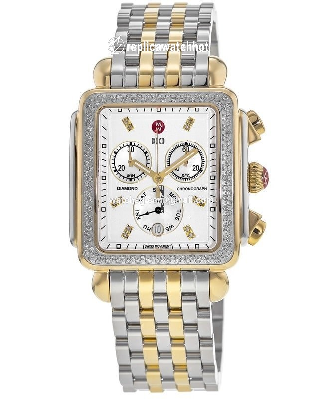 Michele Deco Mens watch Unisex Quartz Gold Steel MWW06Z000013