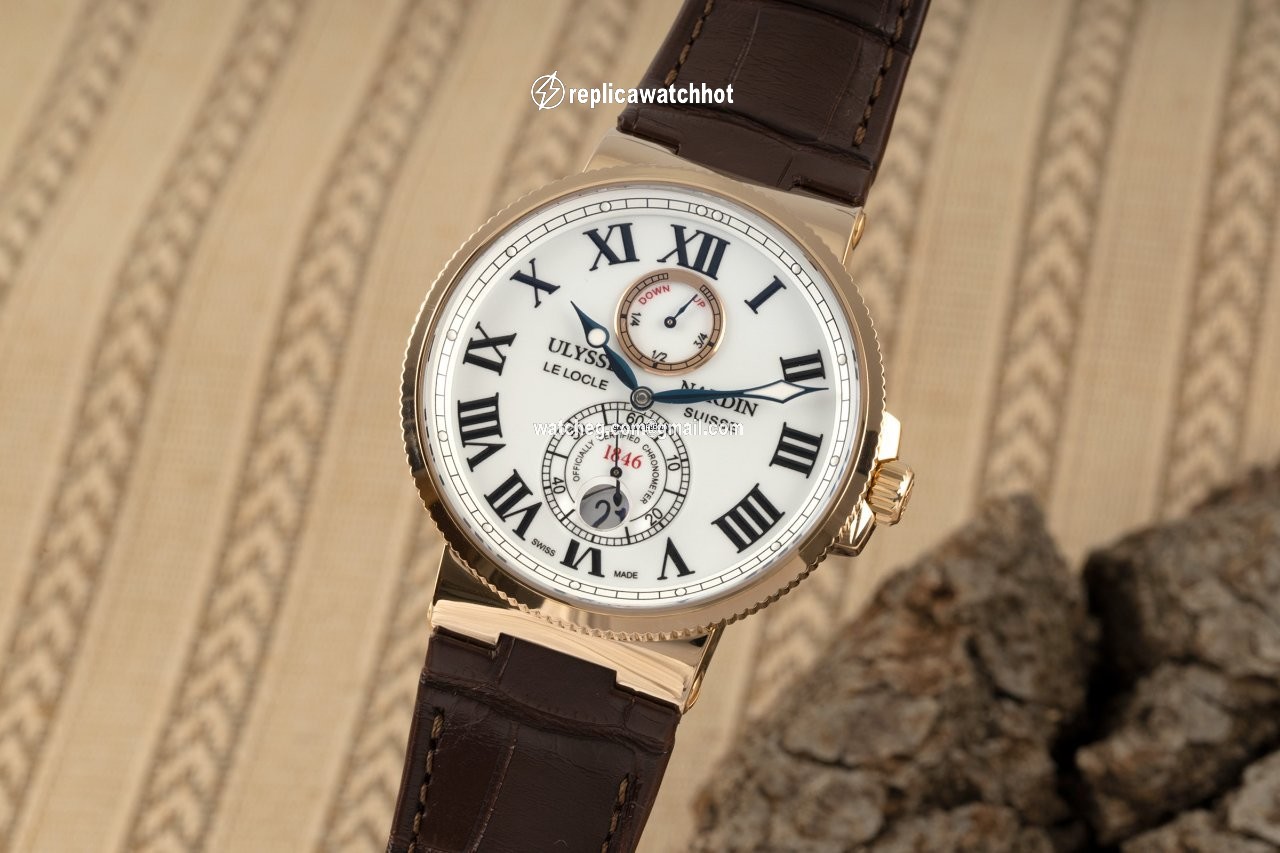 Ulysse Nardin Marine Chronometer 43mm Mens watch Unisex Automatic Red gold 266-67 40