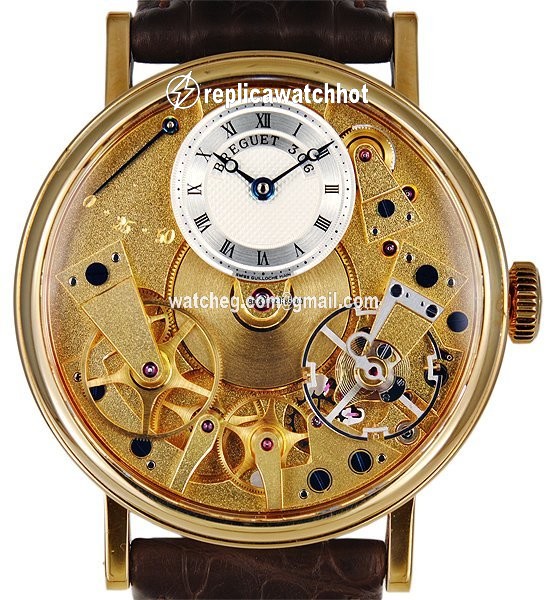 Breguet Tradition Mens watch Unisex Manual winding Yellow gold 7027 BA 11 9V6