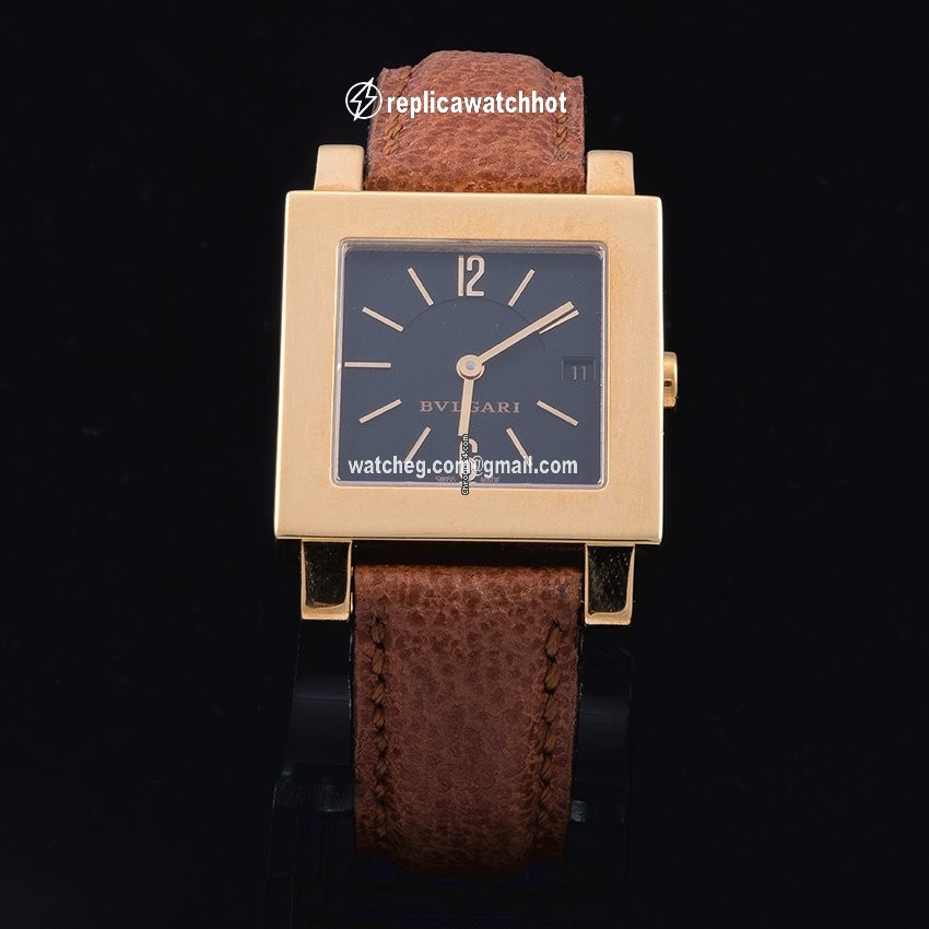 Bulgari Quadrato Womens watch Quartz Yellow gold SQ 27 GL