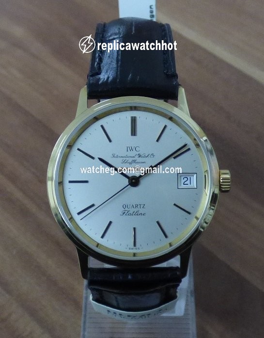 IWC Mens watch Unisex Quartz Yellow gold 3306
