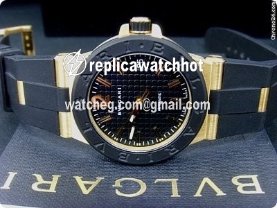 Bulgari Diagono Womens watch Automatic Yellow gold DG35BGVD