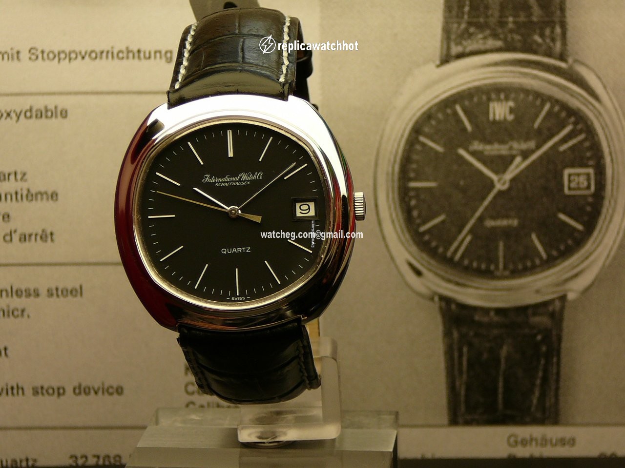 IWC Mens watch Unisex Quartz Steel 3072