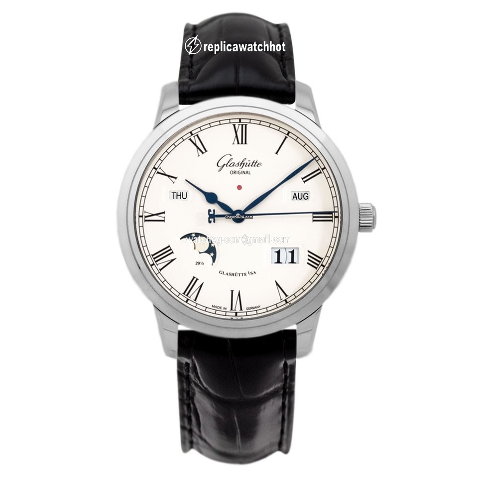 Glashtte Original Senator Perpetual Calendar Mens watch Unisex Automatic Steel 100-02-22-12-05