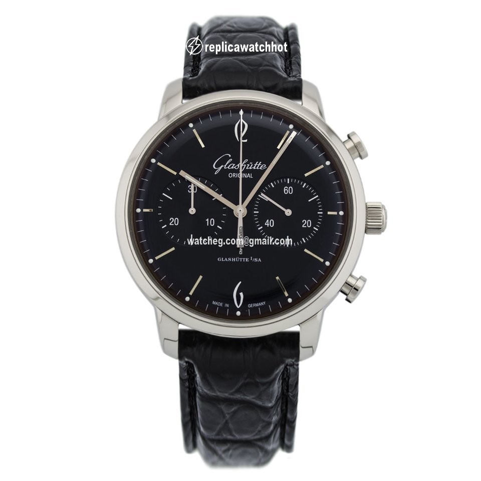 Glashtte Original Sixties Chronograph Mens watch Unisex Automatic Steel 1-39-34-02-22-04 or 39-34-02-22-04