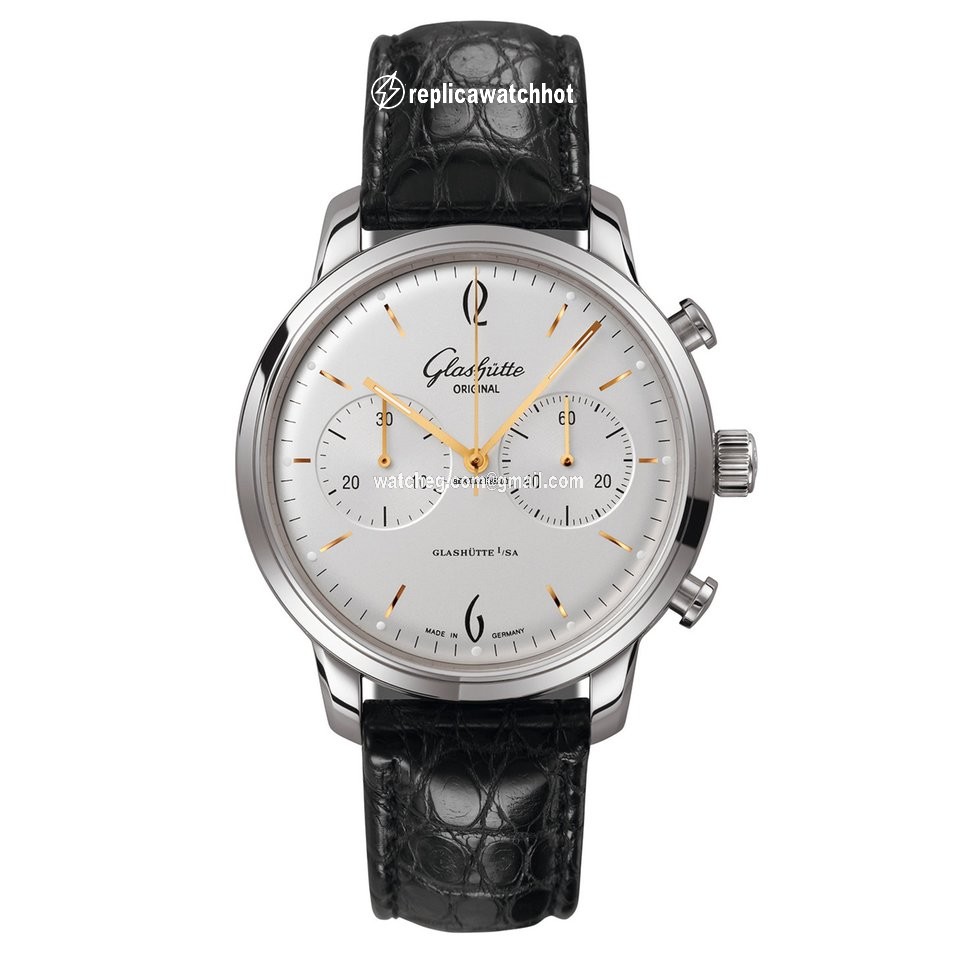 Glashtte Original Sixties Chronograph Mens watch Unisex Automatic Steel 1-39-34-03-22-04 or 39-34-03-22-04