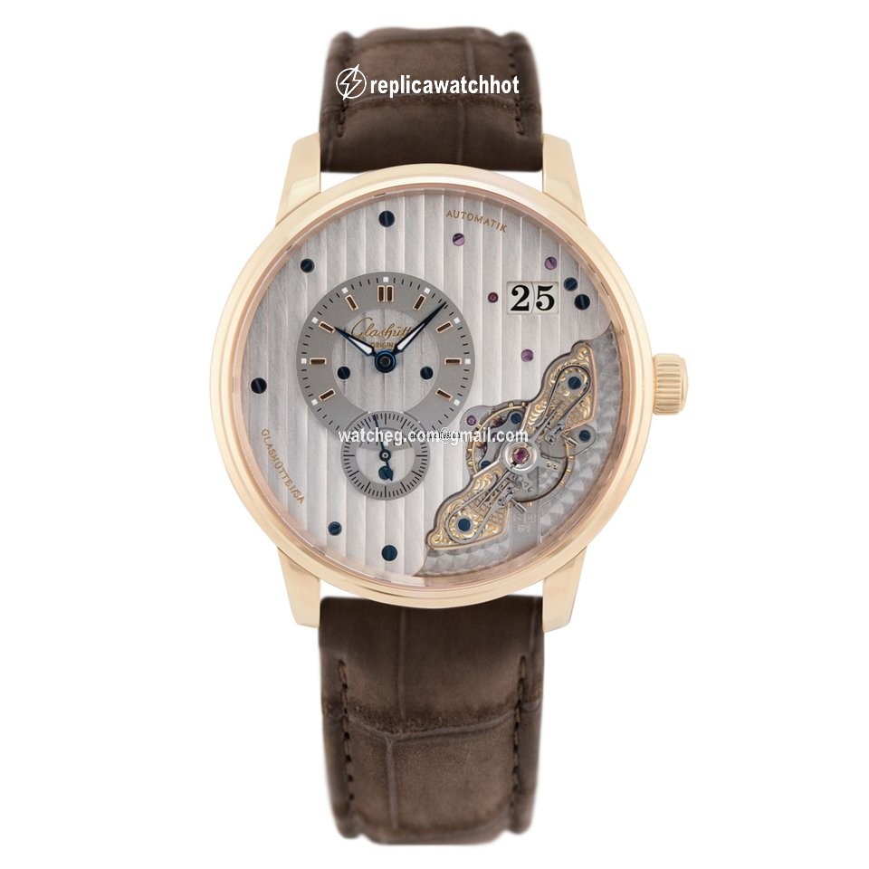 Glashtte Original PanoMaticInverse Mens watch Unisex Automatic Red gold 1-91-02-01-05-30 or 91-02-01-05-30