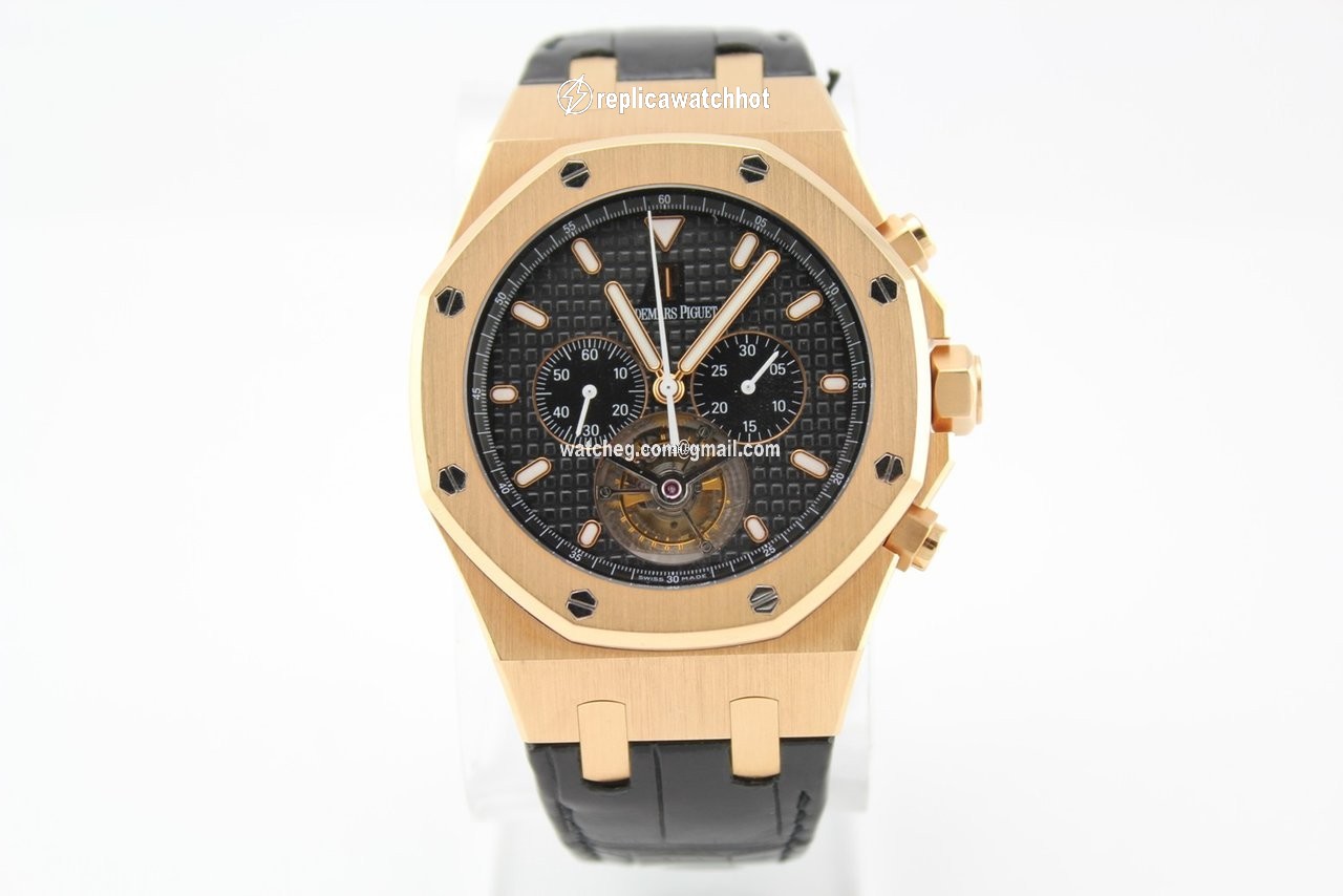 Audemars Piguet Royal Oak Tourbillon Mens watch Unisex Automatic Rose gold 25977OR.OO.D002CR.01