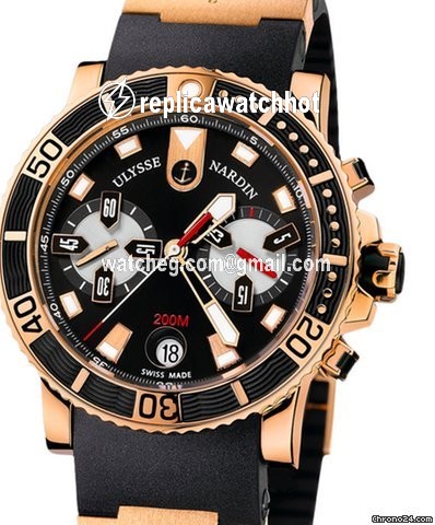 Ulysse Nardin Maxi Marine Diver Mens watch Unisex Automatic Rose gold 8006-102-3A 92
