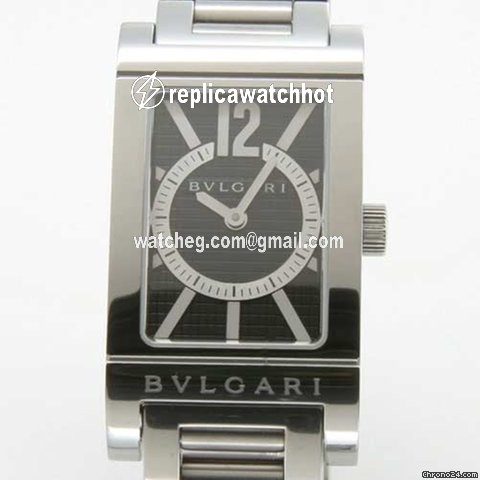 Bulgari Rettangolo Mens watch Unisex Quartz Steel RT39BRSS