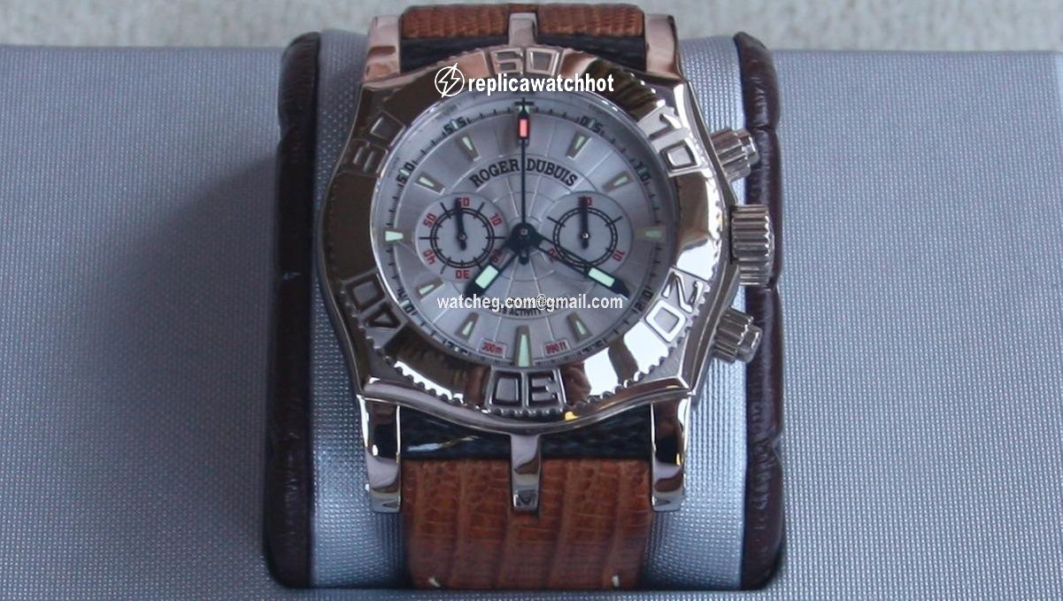 Roger Dubuis Easy Diver Mens watch Unisex Manual winding White gold 24 28