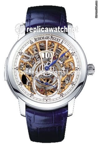 Audemars Piguet Jules Audemars Mens watch Unisex Manual winding Platinum 26356PT.OO.D028CR.01