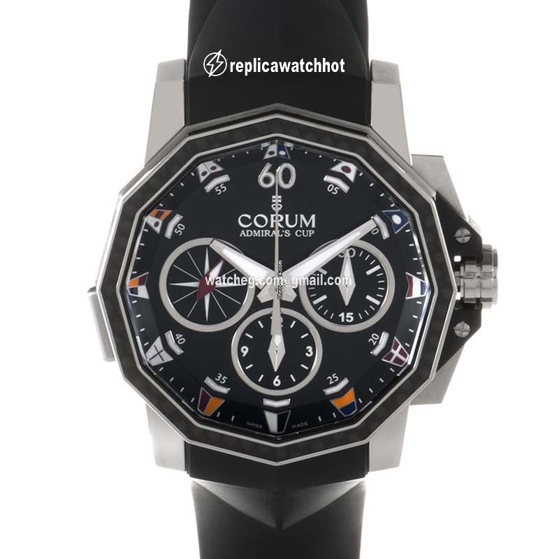 Corum Admirals Cup Challenger Mens watch Unisex Automatic Titanium 986.691.11 F371 AN92