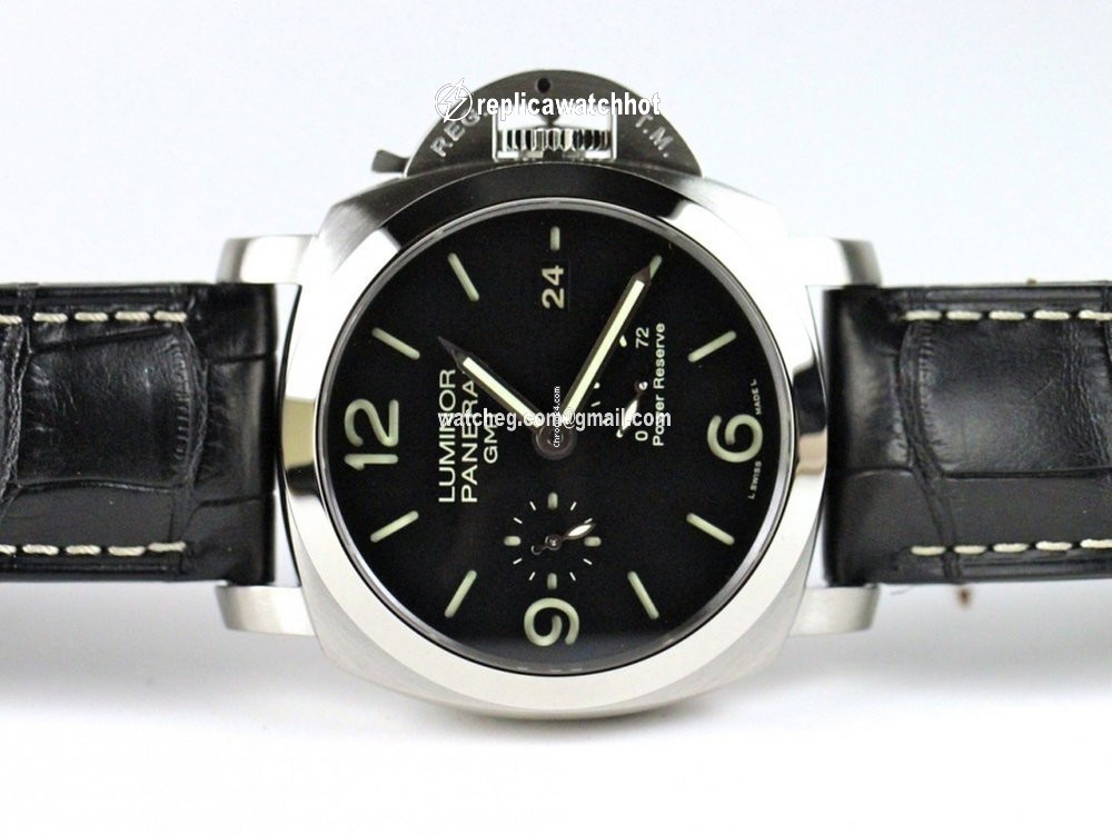 Panerai Luminor 1950 3 Days GMT Power Reserve Automatic Mens watch Unisex Automatic Steel PAM00321