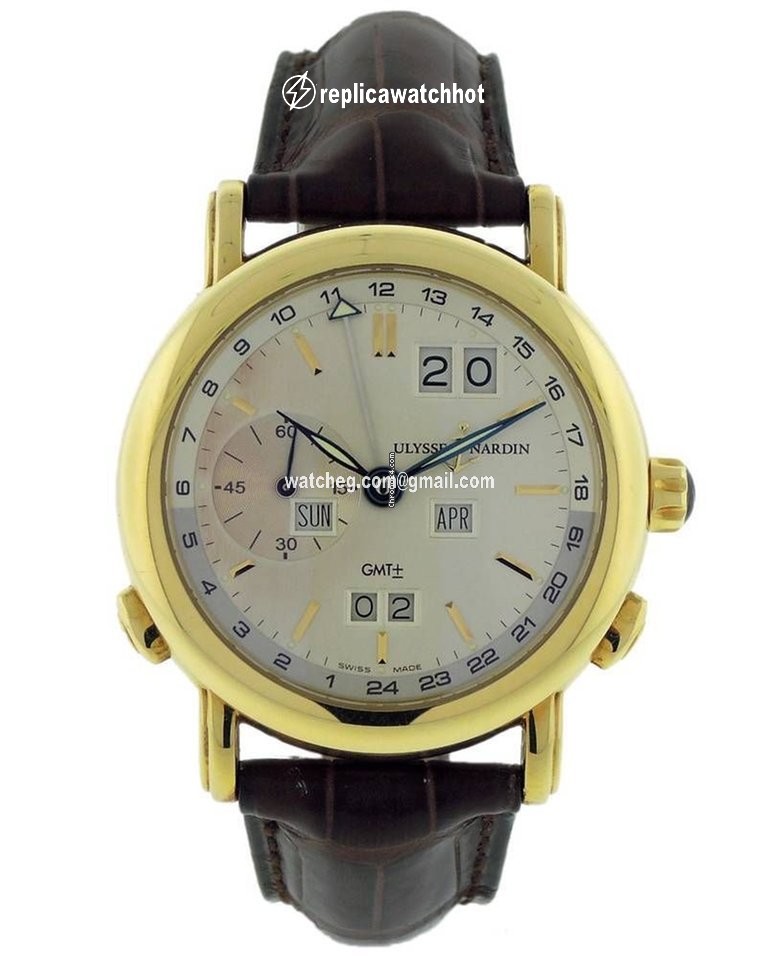Ulysse Nardin GMT + - Perpetual Mens watch Unisex Automatic Yellow gold 321-22-31