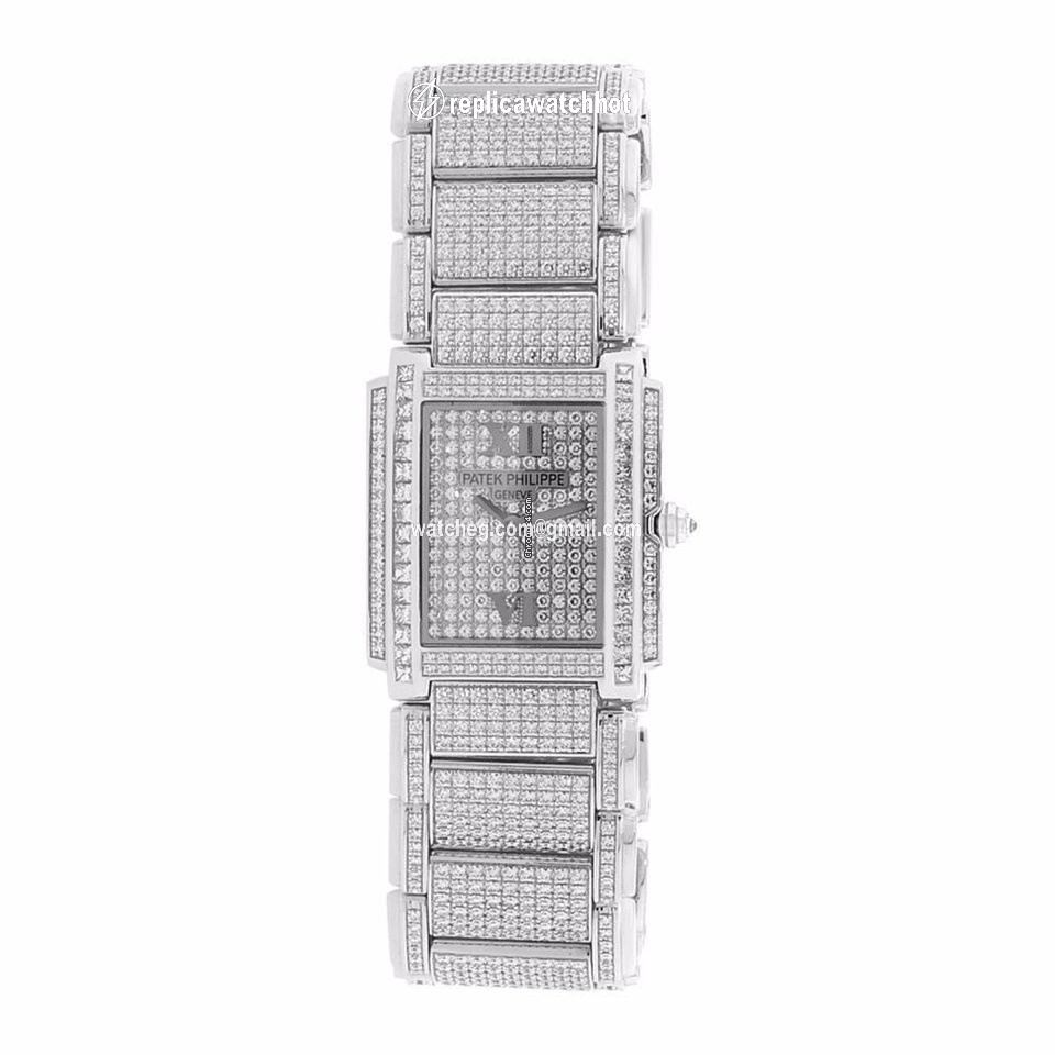 Patek Philippe Twenty~4 Womens watch Quartz White gold 4910 51G-001
