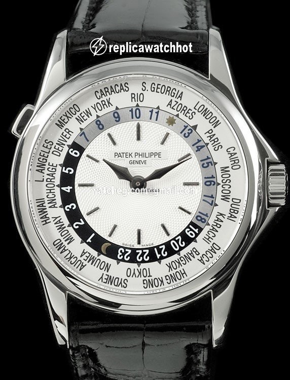 Patek Philippe World Time Mens watch Unisex Automatic White gold 5110G-001