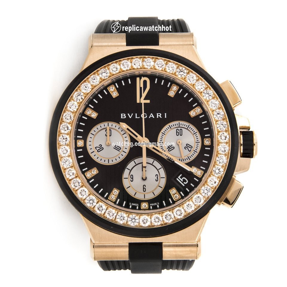 Bulgari Diagono Mens watch Unisex Automatic Rose gold DGP40BGDVDCH 8