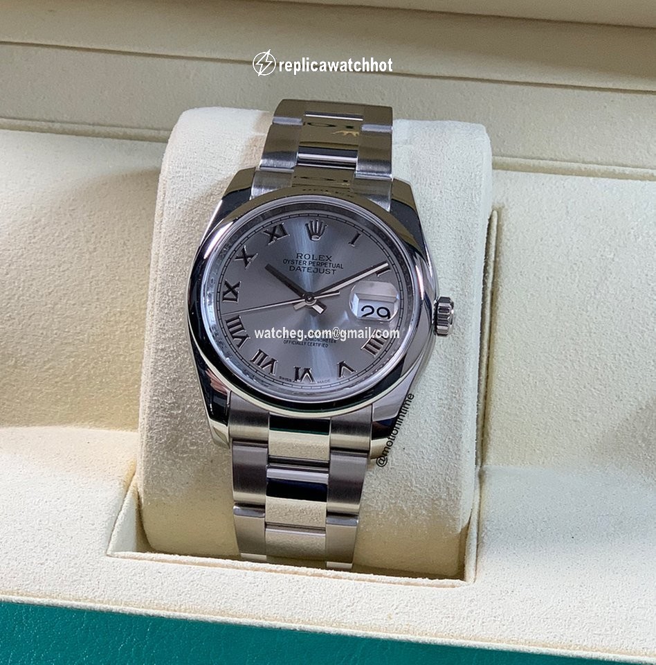Rolex Datejust 36 Mens watch Unisex Steel Automatic 116200 rro