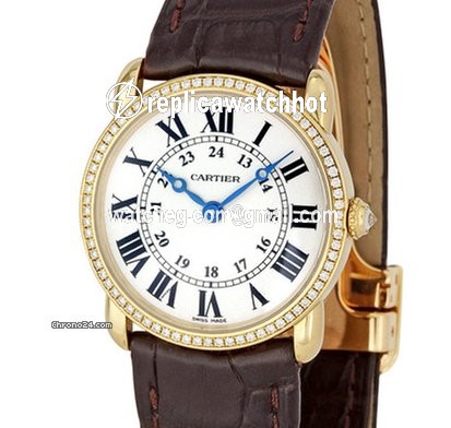 Cartier Ronde Louis Cartier Womens watch Quartz Yellow gold WR000151