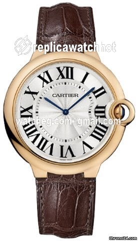 Cartier Ballon Bleu 44mm Mens watch Unisex Manual winding Rose gold W6920054