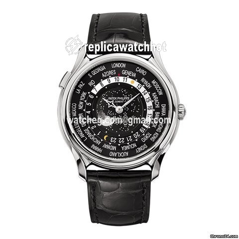 Patek Philippe World Time Mens watch Unisex Automatic White gold 5575G 5575G-001