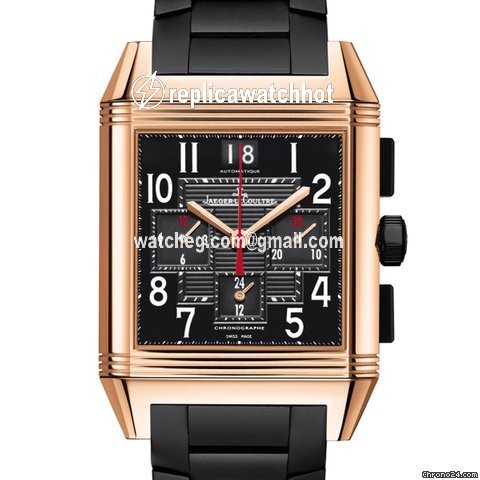 Jaeger-LeCoultre Reverso Squadra Chronograph GMT Mens watch Unisex Automatic Rose gold Q7012671