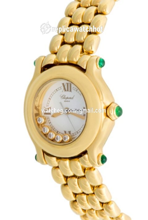 Chopard Happy Sport Womens watch Quartz Yellow gold 27-6150-22