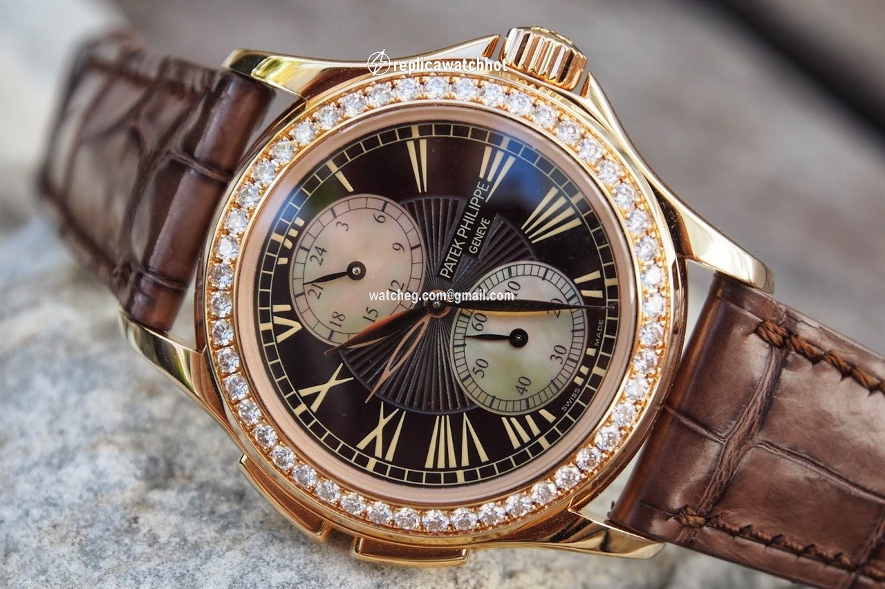 Patek Philippe Travel Time Womens watch Manual winding Yellow gold 4934R