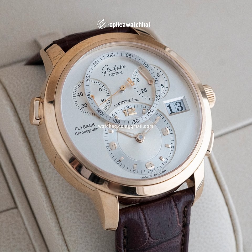 Glashtte Original PanoMaticChrono XL Automatic Rose gold 95-01-31-11-05