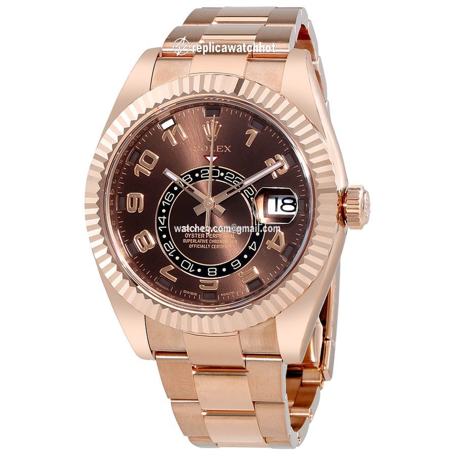 Rolex Sky-Dweller Mens watch Unisex Rose gold Automatic 326935 ch