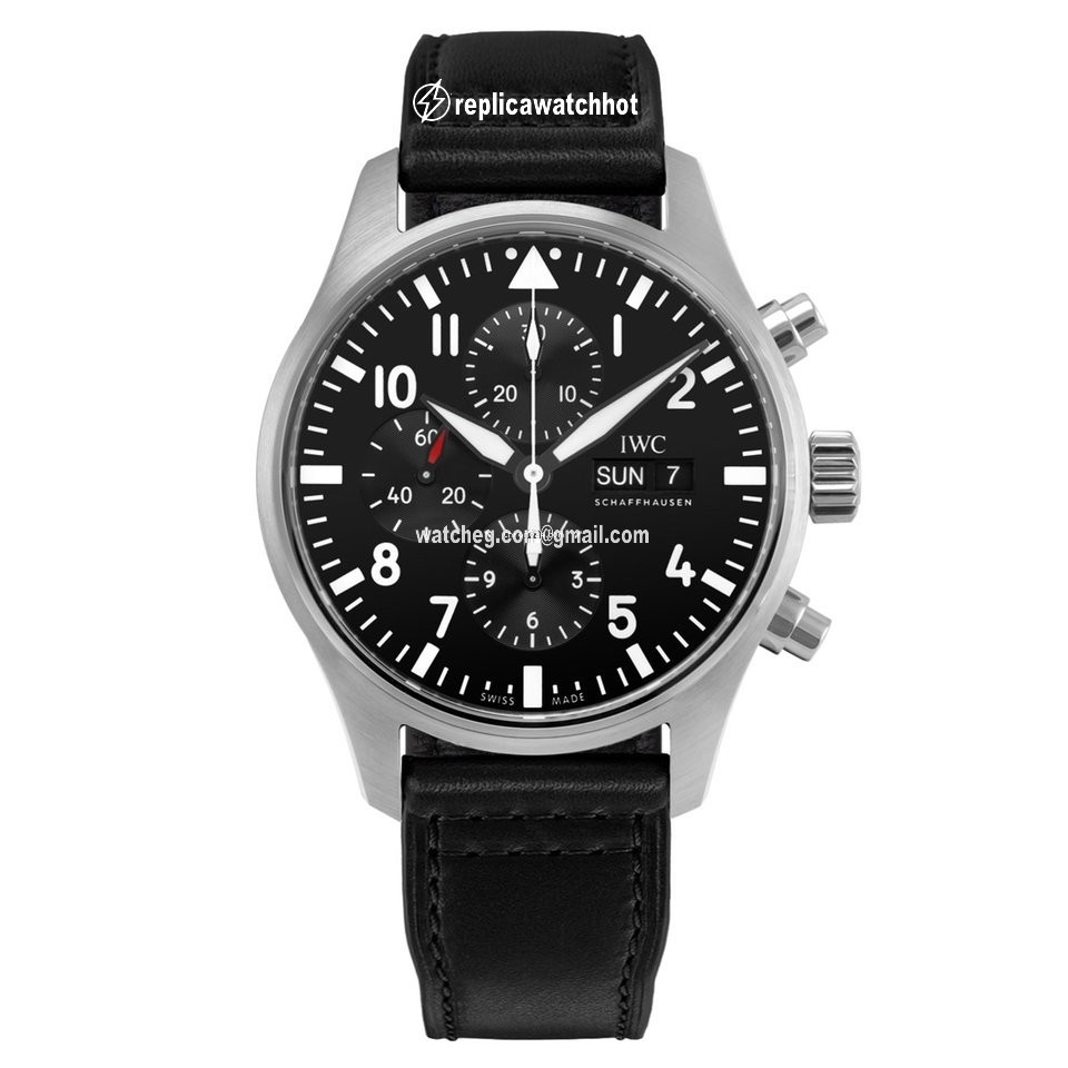 IWC Pilot Chronograph Mens watch Unisex Manual winding Steel IW377709