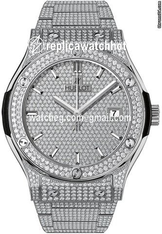 Hublot Classic Fusion 45, 42, 38, 33 mm Mens watch Unisex Automatic Titanium 542.NX.9010.NX.3704