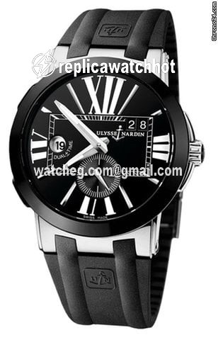 Ulysse Nardin Executive Dual Time Mens watch Unisex Automatic Steel 243-00-3-42