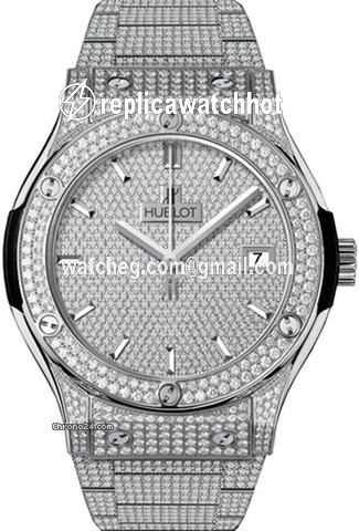 Hublot Classic Fusion 45, 42, 38, 33 mm Mens watch Unisex Automatic Titanium 511.NX.9010.NX.3704