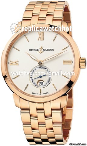 Ulysse Nardin Classic Mens watch Unisex Automatic Rose gold 8276-119-8-31