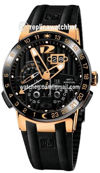 Ulysse Nardin El Toro  Black Toro Mens watch Unisex Automatic Rose gold 326-03-3