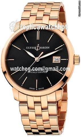 Ulysse Nardin San Marco Mens watch Unisex Automatic Rose gold 8156-111-8-92