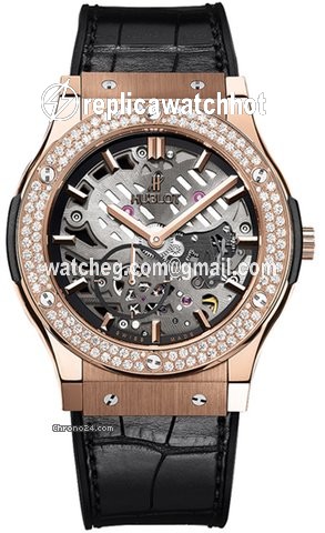 Hublot Classic Fusion Ultra-Thin Mens watch Unisex Manual winding Rose gold 515.OX.0180.LR.1104