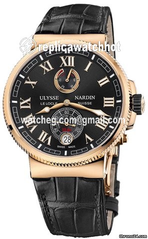 Ulysse Nardin Marine Chronometer Manufacture Mens watch Unisex Automatic Rose gold 1186-126.42
