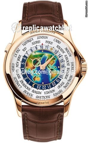 Patek Philippe World Time Mens watch Unisex Automatic Rose gold 5131R