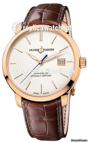 Ulysse Nardin San Marco Mens watch Unisex Automatic Rose gold 8156-111-2-91