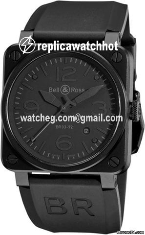 Bell & Ross BR 03 Mens watch Unisex Automatic Steel BR03-92PHANTOM