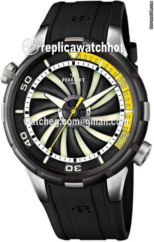 Perrelet Turbine Diver Mens watch Unisex Automatic Steel A1067-2