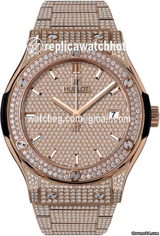 Hublot Classic Fusion 45, 42, 38, 33 mm Mens watch Unisex Automatic Rose gold 542.OX.9010.OX.3704