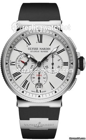 Ulysse Nardin Marine Chronograph Mens watch Unisex Automatic Steel 1533-150-3-40