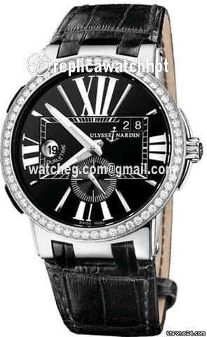 Ulysse Nardin Executive Dual Time Mens watch Unisex Automatic Steel 243-00B-42