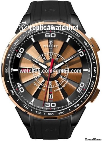Perrelet Turbine Chrono Mens watch Unisex Automatic Steel A3036.2