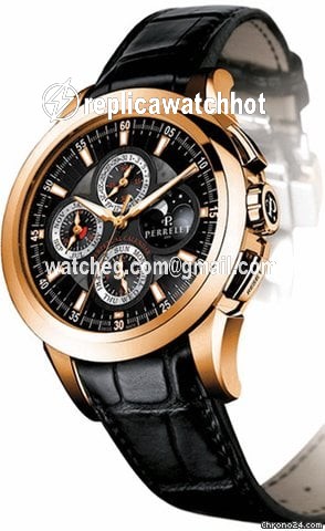 Perrelet Moonphase Mens watch Unisex Automatic Rose gold A3023.1